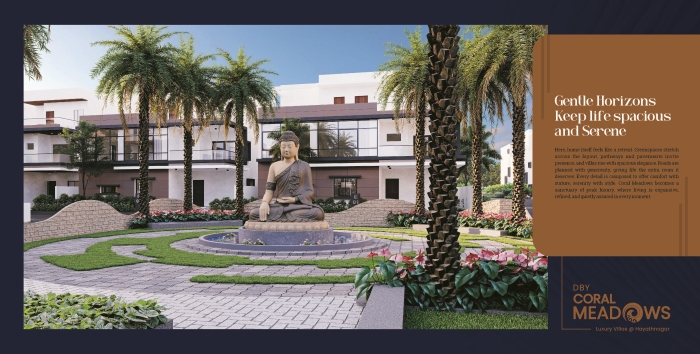 Buddha garden — Coral Meadows landscape